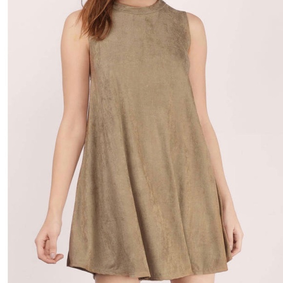 Suede swing dress - Picture 2 of 5